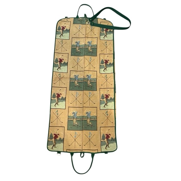 Vintage Golf‎ Garment Wardrobe Travel Bag Golf Enthusiast Vacation Tapestry
